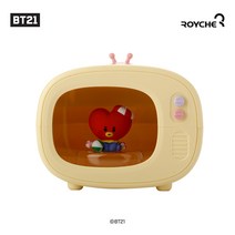 BT21 젤리캔디 TV 모형 LED 무드등 무선 저소음 휴대용 USB 미니 가습기 400ml, 타타(TATA)