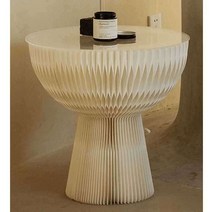 전시용 친환경 페이퍼 테이블 간편 초경량 인테리어, 투명 반구패널70cm 하이 헤이즈 그레이