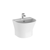 아메리칸스탠다드 플랫 내추럴R 반다리 일체형 세면기 욕실 세면대 교체 C135500L, 비누대포함