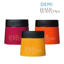 데미 헤어 시즌즈 트리트먼트 250ml 가는모 보통모 굵은모(3종중선택), 굵은모 MASK(빨강)