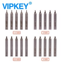 밀링 커터 드릴 비트 1.5mm 수직 키 기계 자물쇠 도구, 02 1.5mm