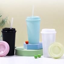문구 주문제작텀블러 모멘 보틀로만, 리유저블 모던500ml-클리어