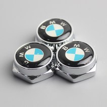BMW 번호판볼트 엠블럼 용품 개당, 블루(개당)