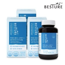 베스처 루테인 필러스 오메가3 멀티비타민 앤 미네랄 60캡슐 (2개월분) +스낵팝, 1250mg, 3병