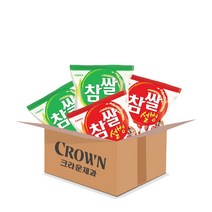 크라운 참쌀설병128g 2개+선과115g 2개, 단품, 단품