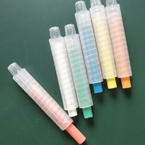 분필펜 홀더 스프링 밀링 가성비 스승의날 선물 나선형 분필 칠판 알록달록 동심 그립감 디자인 마모 방지 펌핑 딸깍 학원 수업 선생님 교실 필수품 초크 샤프식 간단 조작 흡착