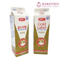 골드라벨 오리지널 휘핑크림 907g 가당 식물성 생크림 와플크림