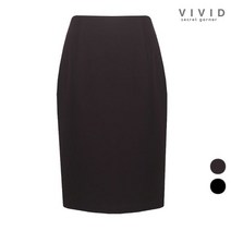 비비드시크릿가너 VIVID 여성 기본 봄가을 H라인 정장스커트