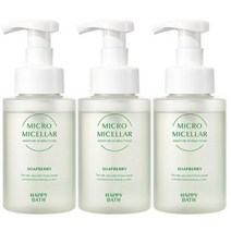 해피바스 마이크로미셀라 솝베리 모이스춰 버블폼, 12개, 250ml