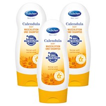 Calendula 뷔센 카렌듈라 베이비 워시로션 샴푸 230ml 3팩, 1개