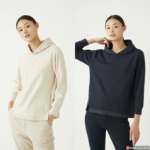 올리비아로렌 NC백화점 봄 져지 후드 티셔츠 VVCALYS1291