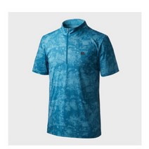 코오롱스포츠 남성 미네랄 마블 프린트 반팔 집업 하절 티셔츠 (JWTCM20441OBL)