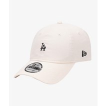 NEW ERA 무료반품 워시드 미니 로고 LA 다저스 언스트럭쳐 볼캡 크림 940UNST MINI LOSDOD WINCOR 13549150