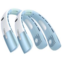 넥밴드 선풍기 6세대 목선풍기 배터리 대용량2000/4000mah 휴대용 미니선풍기DS-009, 블루