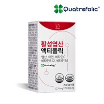 4세대 활성엽산 리노브 액티폴릭 270mg x 30정, 단품, 단품