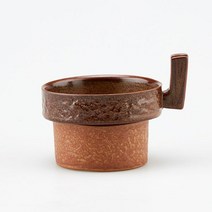 [4610121] 맷돌형 도자기 거름망 2-브라운, 단품, 상세 설명 참조