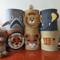 동물원 아이방정리 수납바구니, 상어