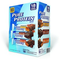 Pure Protein 퓨어 프로틴 바 초콜릿 땅콩버터 솔티드 캬라멜 초콜릿 딜럭스 50g 18개입