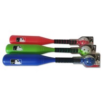 프랭클린 MLB 24 플라스틱 야구 배트&볼 64093, 레드