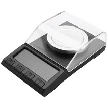 0.001G 정밀 전자는 디지털 인디케이터 보석 쥬얼리 다이아몬드 규모 휴대용 연구소 무게 밀리그램 규모 0.001G 저울, 검정, 100 그램
