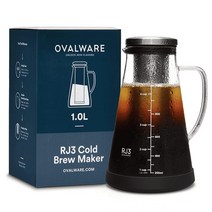 Ovalware 오버웨어 콜드브루 메이커 더치커피 메이커, 1.0Liter, 1개