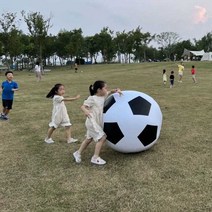 초대형 축구공 에어 볼 공기 전동펌프 포함 축제 장식, 단일 150cm 공
