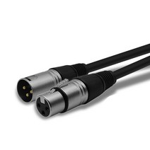 XLR 마이크 케이블 연장 마이크선 캐논잭 라인 잭 XLR 1M-2M-3M-5M-10M, 3M