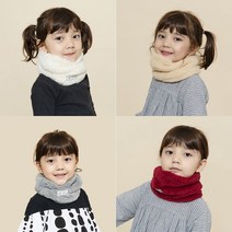 JnY 겨울 따뜻한 방한 베이직 키즈 아동 유아 여아 남아 초등 학생 아기 주니어 어린이 넥 워머 목도리 WJY-63