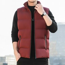 남성용 초경량 패딩 베스트 슬림 패딩 베스트