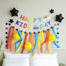 DIY 풍선가랜드 세트 KIDSDAY, 비비드