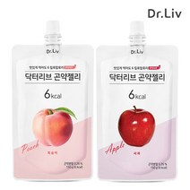 닥터리브 곤약젤리 복숭아20팩+사과20팩 150ml, 복숭아20팩+사과20팩(PE20AP20)