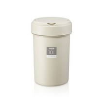 코멕스 클린종량제 휴지통10L(베이지), 단품, 단품