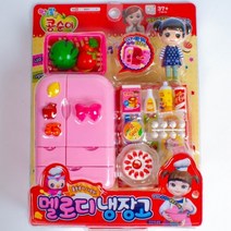 여아 콩순이멜로디냉장고 [쥬크박스] 장난감 소꼽놀이 완구, 상세페이지 참조