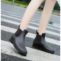 디프 첼시 여성 미들 레인부츠 여름 패션 장화