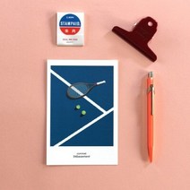 콤마비 일러스트 엽서, 003테니스