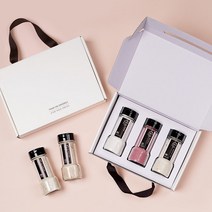 소금공장 3조세트 29종 소금답례품 조문답례품 돌잔치답례품 돌답례품 장례답례품 결혼식답례품 명절답례품, 핑크강황+핑크비법+핑크허브, 1세트