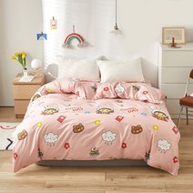 Bonenjoy 1pc 이불 커버 퀸 사이즈 퍼플 컬러 플라워 프린트 220x240cm funda nordica cama 150 킹 침대, 2 pillowcase48x74cm, 06 jinglingnvhai