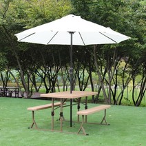 캠프밸리 대형 파라솔, 아이보리