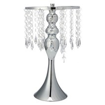 이케바나 이케루 체체 화병 이케아 꽃병 오브제 크리스탈 스탠드 촛대, 은, 높이 54cm