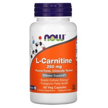나우푸드 L카르티닌 250mg 베지 캡슐 60정 355146, 250 mg, 60 개