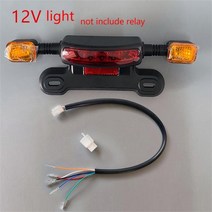 12v 전기 오토바이 테일 라이트 48v 60v led ebike 리어 라이트 전기 스쿠터 리어 라이트 브레이크 라이트 및 턴 라이트 3 in 1