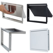 벽면용 쓰레기투입구 사각뱅뱅이220x150x20mm스텐, 3.투입구 벽면용 220x150mm 스텐무광