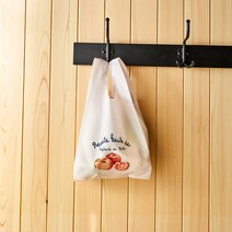 모던하우스 충장 마켓토트 미니 납작복숭아 아이보리