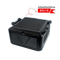 60L 아이스 폴딩 박스 쿨러 캠핑 차박 수납 정리함, 작은 검정