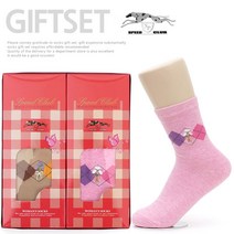 스피드클럽 명절 양말선물세트 여자 2족 양말세트