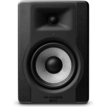 MAudio BX5 D3 컴팩트 양방향 127cm5인치 액티브 스튜디오 모니터 스피커 음악 제작 온보드 음향 공간 컨트롤과 믹싱용 1피스, No Bluetooth, Single 5 Speaker