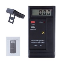 라돈측정기 방사능 전자파 측정기 휴대용 LCD 디지털 전자기 방사선 검출기 Electromotive Force Meter 선량계 테스터 전기, 01 Without battery