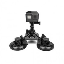 꾹꾸기1개3구 석션컵 카메라 DSLR 캠코더 CCTV 유리 거치대 (고프로9 고프로8 고프로 카메라 유튜브 아프리카 개인 방송 동영상 DSLR), 단품