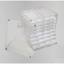 속눈썹재료 속눈썹정리함 보관함 래쉬박스 2단속눈썹정리함, 1개