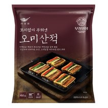 부침명장 꼬지없이 부쳐나온 오미산적 450g 에어프라이어 간편식 밀키트 냉동식품, 1개